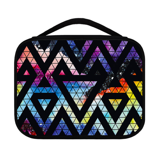 Black Triangle Galaxy Space Print Classic Bible Case