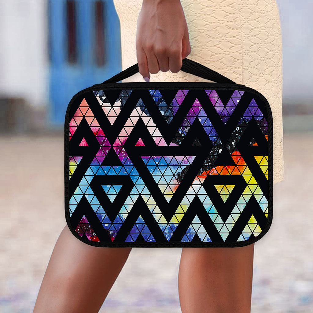 Black Triangle Galaxy Space Print Classic Bible Case