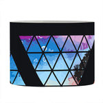 Black Triangle Galaxy Space Print Drum Lamp Shade