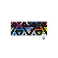 Black Triangle Galaxy Space Print Extended Mouse Pad