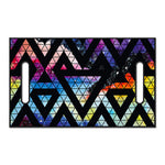 Black Triangle Galaxy Space Print Golf Cart Seat Cover