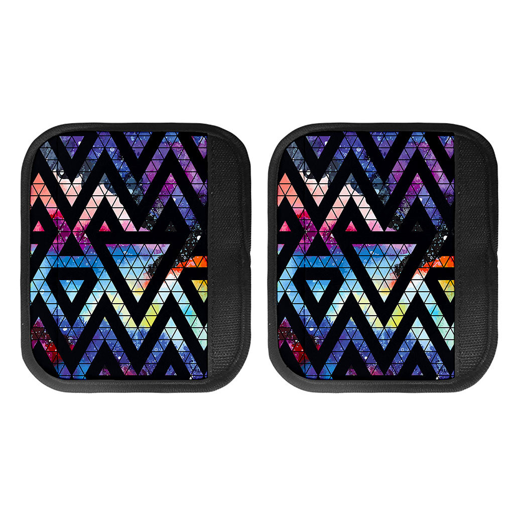 Black Triangle Galaxy Space Print Handle Covers
