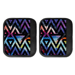 Black Triangle Galaxy Space Print Handle Covers