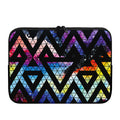 Black Triangle Galaxy Space Print Laptop Sleeve