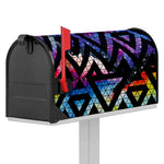 Black Triangle Galaxy Space Print Mailbox Cover