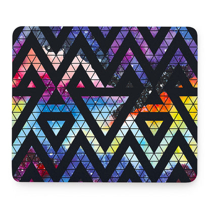 Black Triangle Galaxy Space Print Mouse Pad