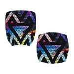 Black Triangle Galaxy Space Print Office Chair Cover