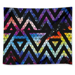 Black Triangle Galaxy Space Print Tapestry