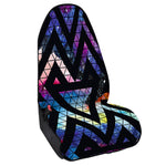 Black Triangle Galaxy Space Print Waterproof Car Seat Cover