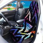 Black Triangle Galaxy Space Print Waterproof Car Seat Cover