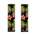 Black Tropical Giraffe Pattern Print Handle Covers