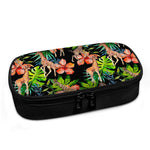 Black Tropical Giraffe Pattern Print Insulin Cooler Travel Case