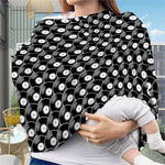 Black Vinyl Record Pattern Print Baby Seat Cover