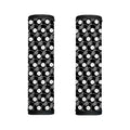 Black Vinyl Record Pattern Print Handle Covers