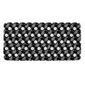 Black Vinyl Record Pattern Print Towel