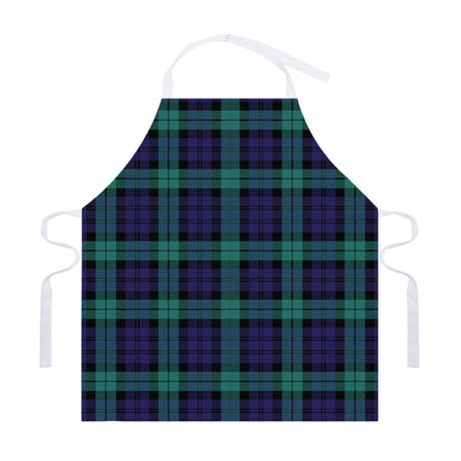 Black Watch Scottish Tartan Print Adjustable Apron