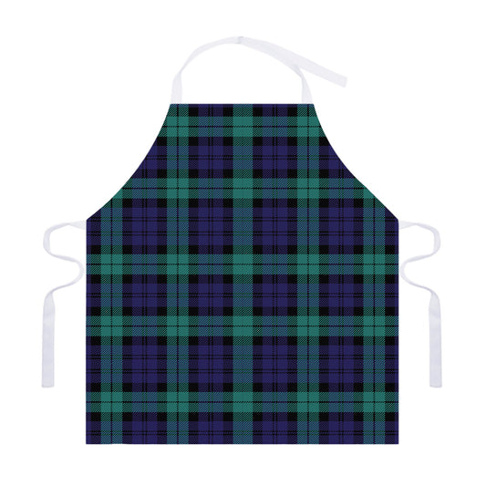 Black Watch Scottish Tartan Print Adjustable Apron