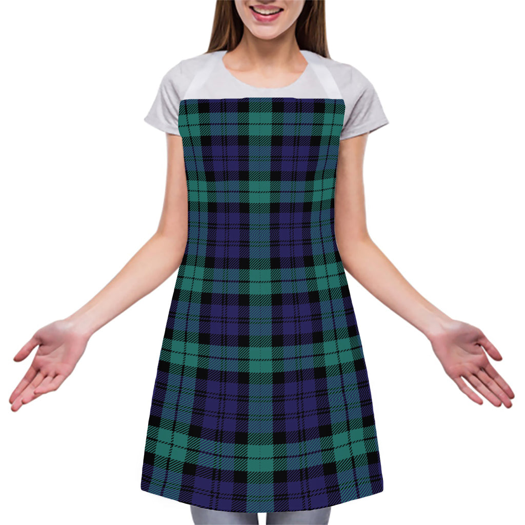 Black Watch Scottish Tartan Print Adjustable Apron