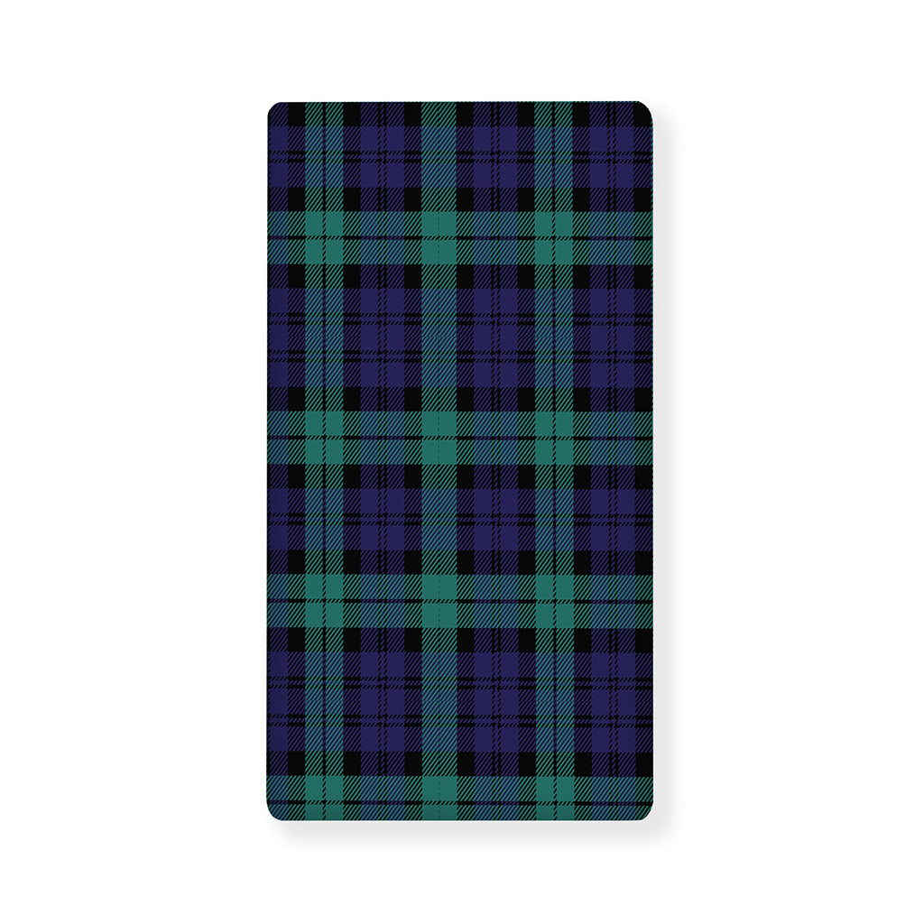 Black Watch Scottish Tartan Print Baby Crib Sheet