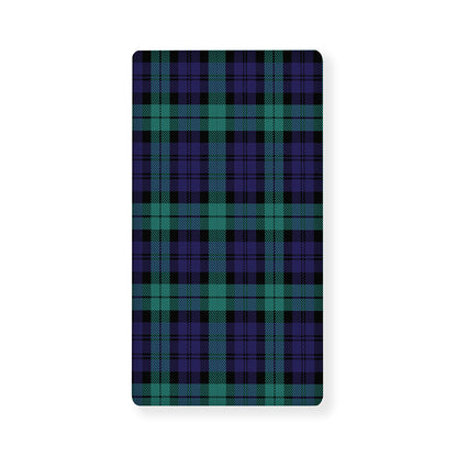 Black Watch Scottish Tartan Print Baby Crib Sheet