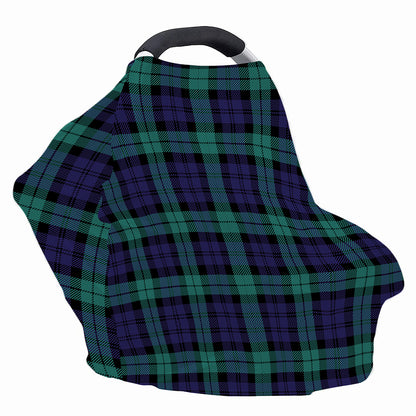 Black Watch Scottish Tartan Print Baby Seat Cover