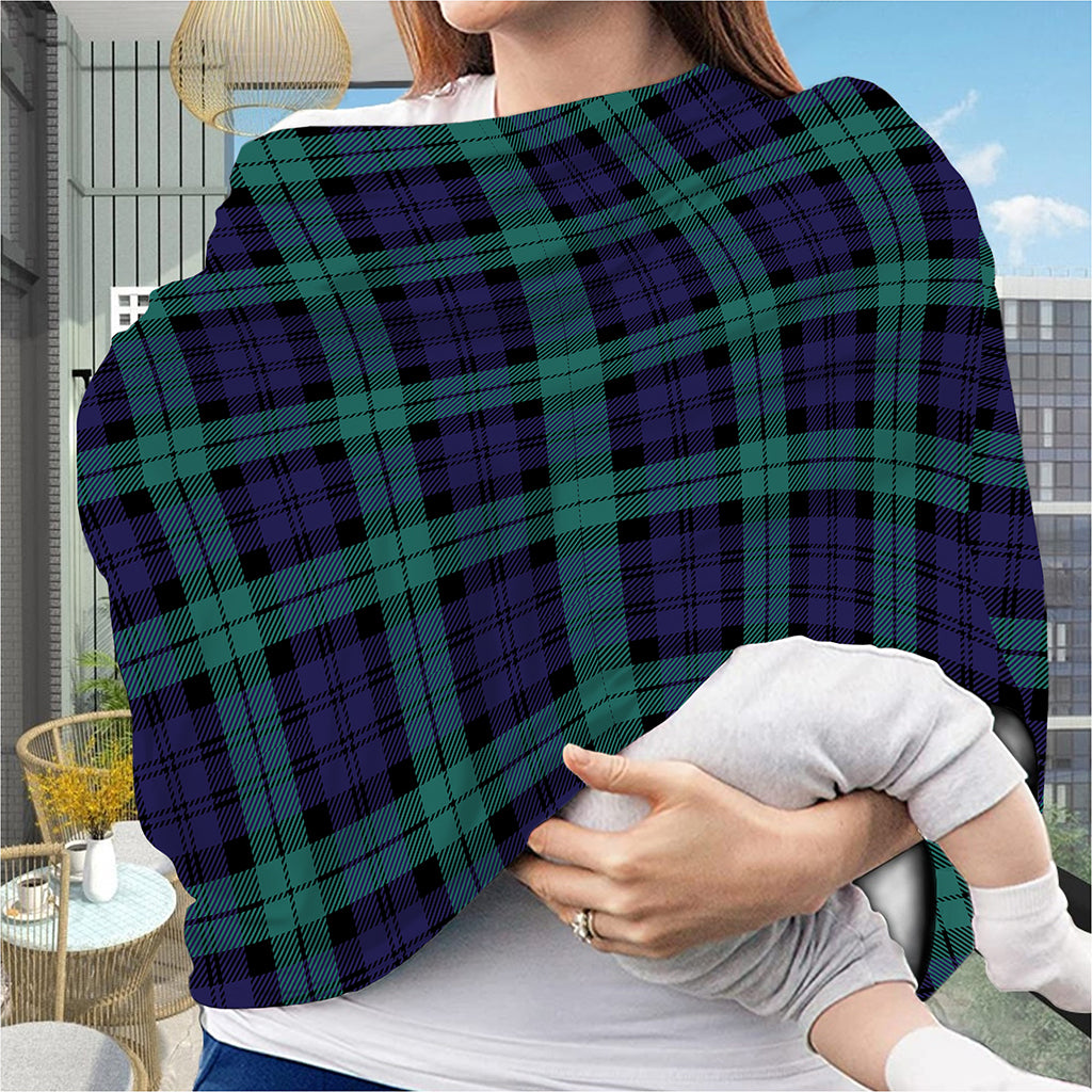 Black Watch Scottish Tartan Print Baby Seat Cover