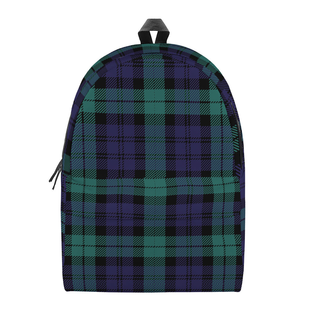 Black Watch Scottish Tartan Print Backpack