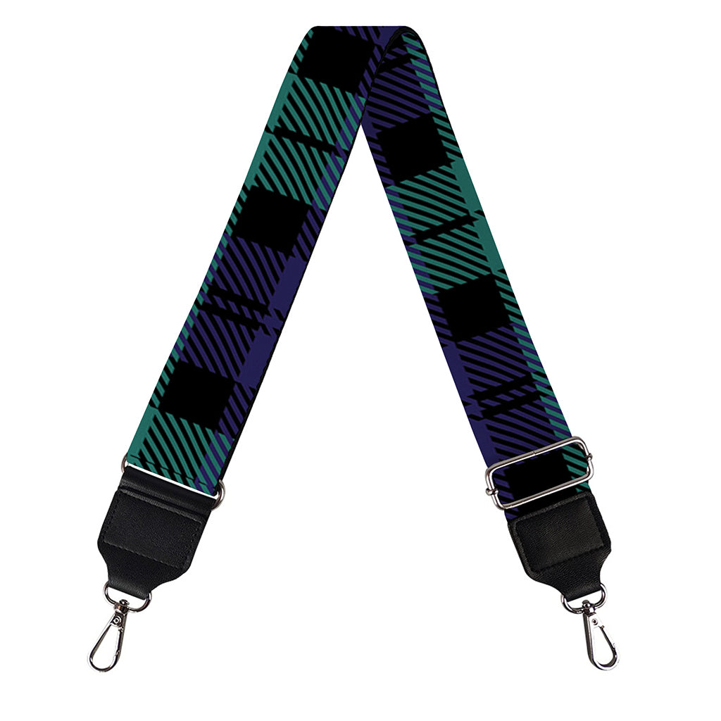 Black Watch Scottish Tartan Print Bag Strap
