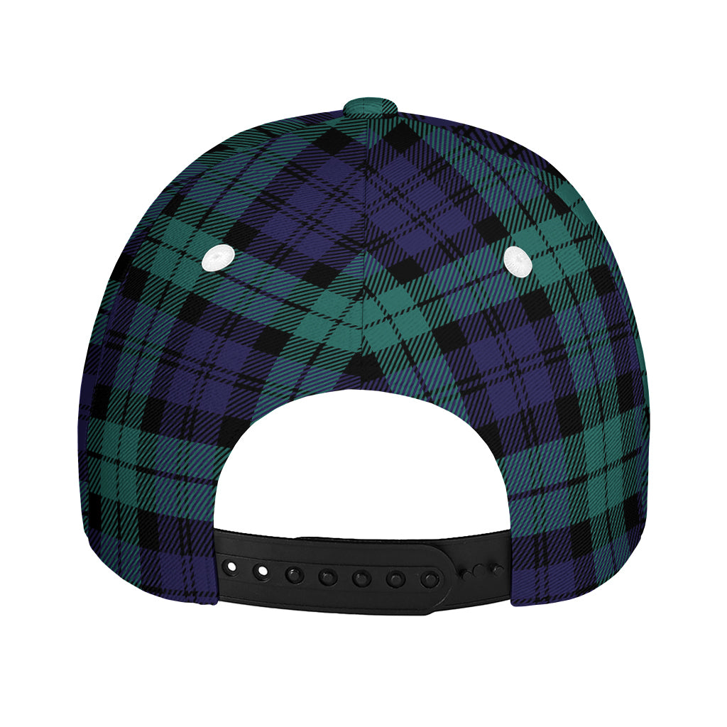 Black Watch Scottish Tartan Print Baseball Cap