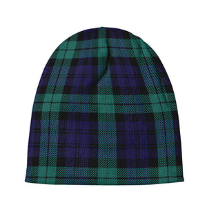 Black Watch Scottish Tartan Print Beanie