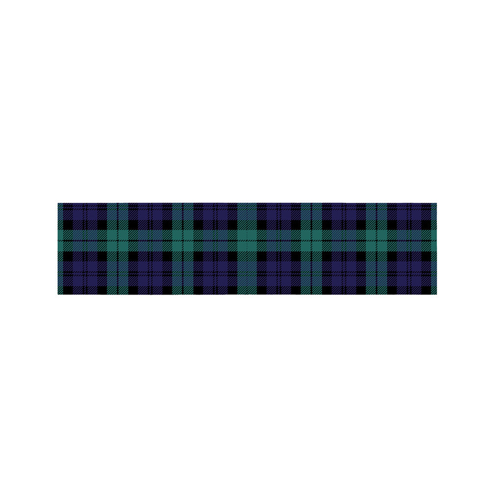 Black Watch Scottish Tartan Print Bed Runner