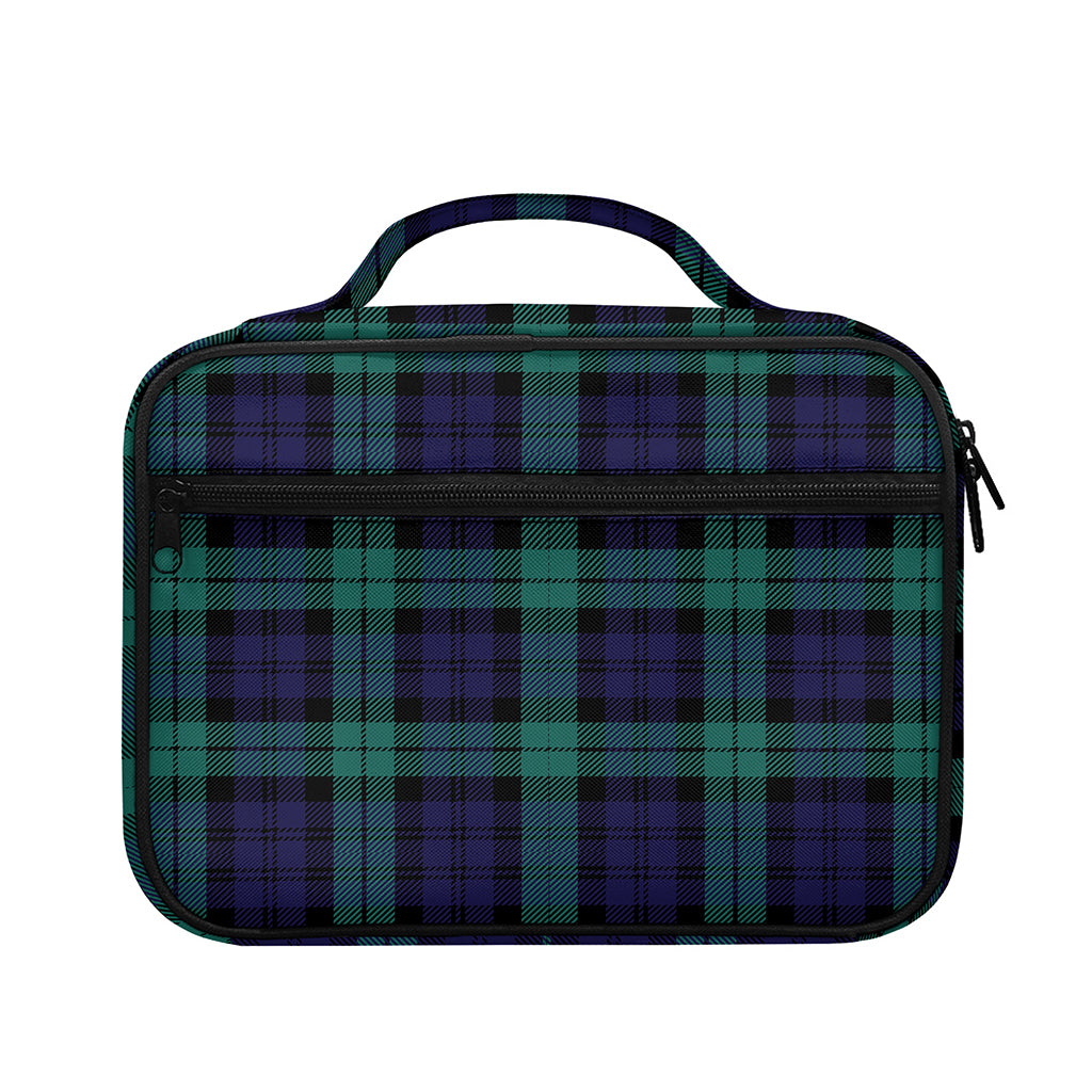 Black Watch Scottish Tartan Print Briefcase Bible Bag