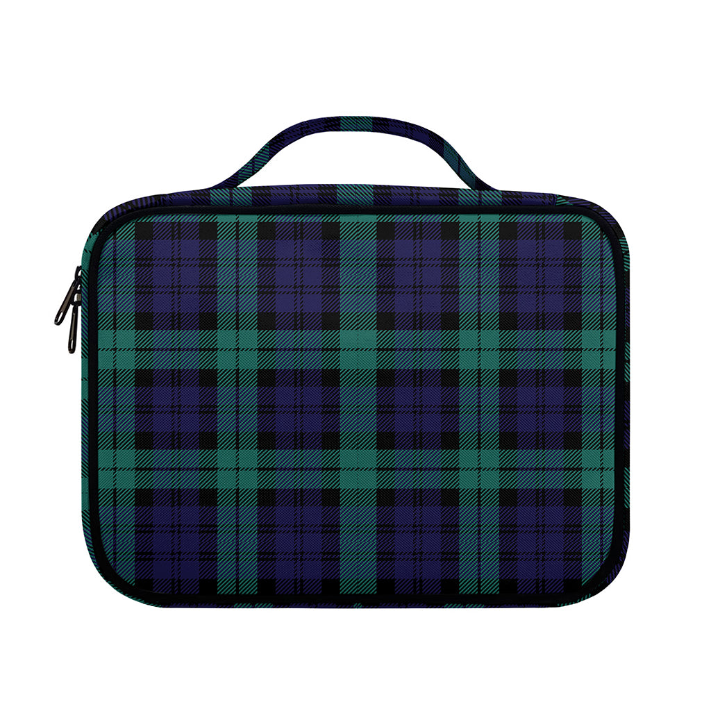 Black Watch Scottish Tartan Print Briefcase Bible Bag