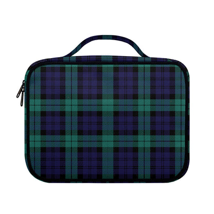 Black Watch Scottish Tartan Print Briefcase Bible Bag