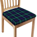 Black Watch Scottish Tartan Print Chair Cushion Cover