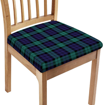 Black Watch Scottish Tartan Print Chair Cushion Cover