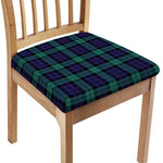 Black Watch Scottish Tartan Print Chair Cushion Cover