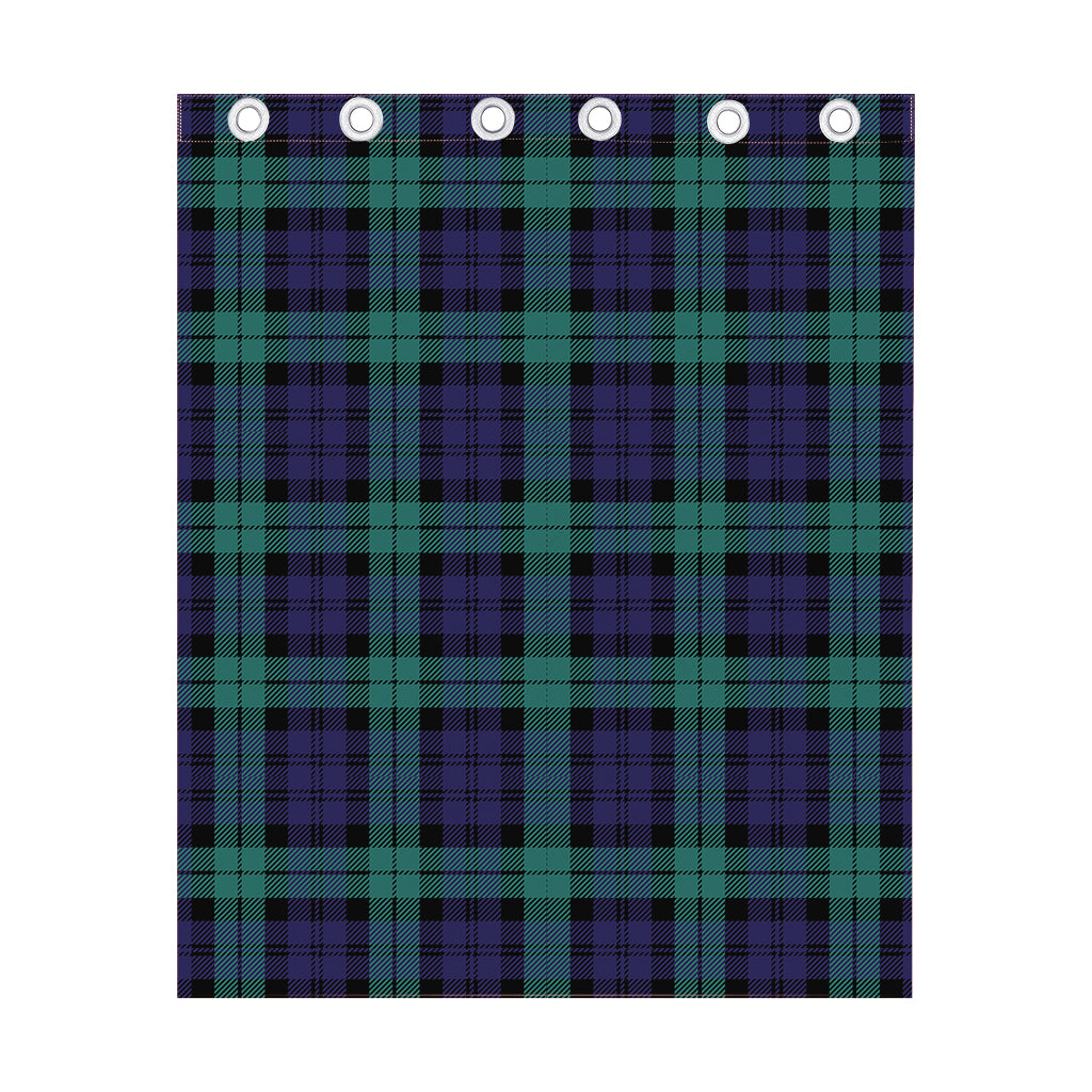Black Watch Scottish Tartan Print Curtain
