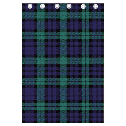 Black Watch Scottish Tartan Print Curtain