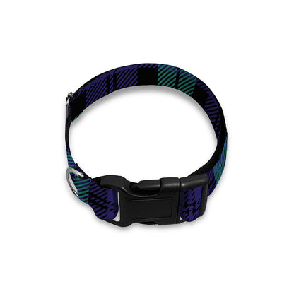 Black Watch Scottish Tartan Print Dog Collar