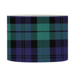 Black Watch Scottish Tartan Print Drum Lamp Shade