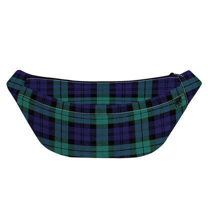 Black Watch Scottish Tartan Print Fanny Pack