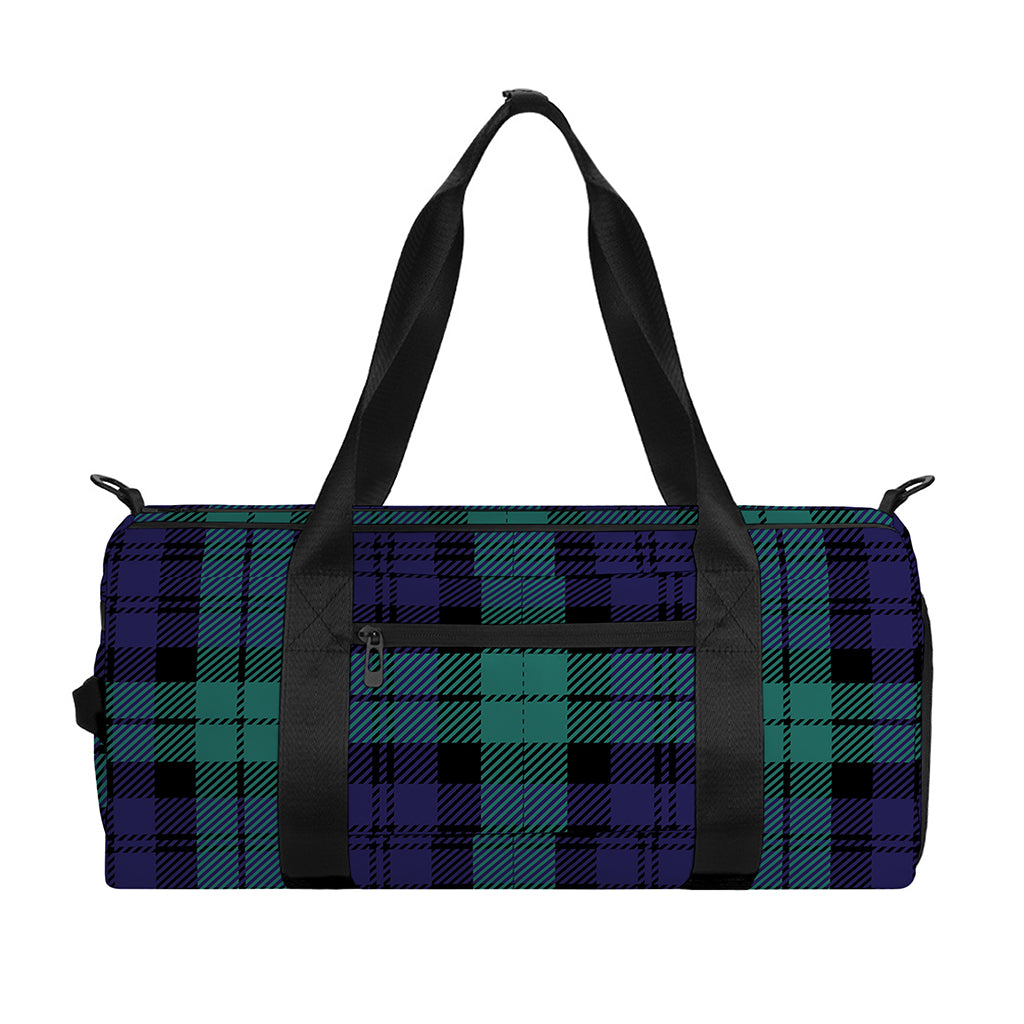 Black Watch Scottish Tartan Print Gym Bag