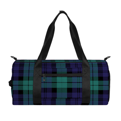 Black Watch Scottish Tartan Print Gym Bag