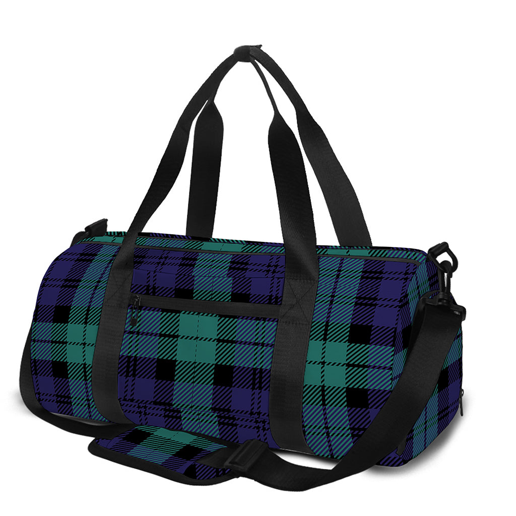 Black Watch Scottish Tartan Print Gym Bag