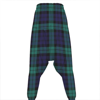 Black Watch Scottish Tartan Print Hammer Pants
