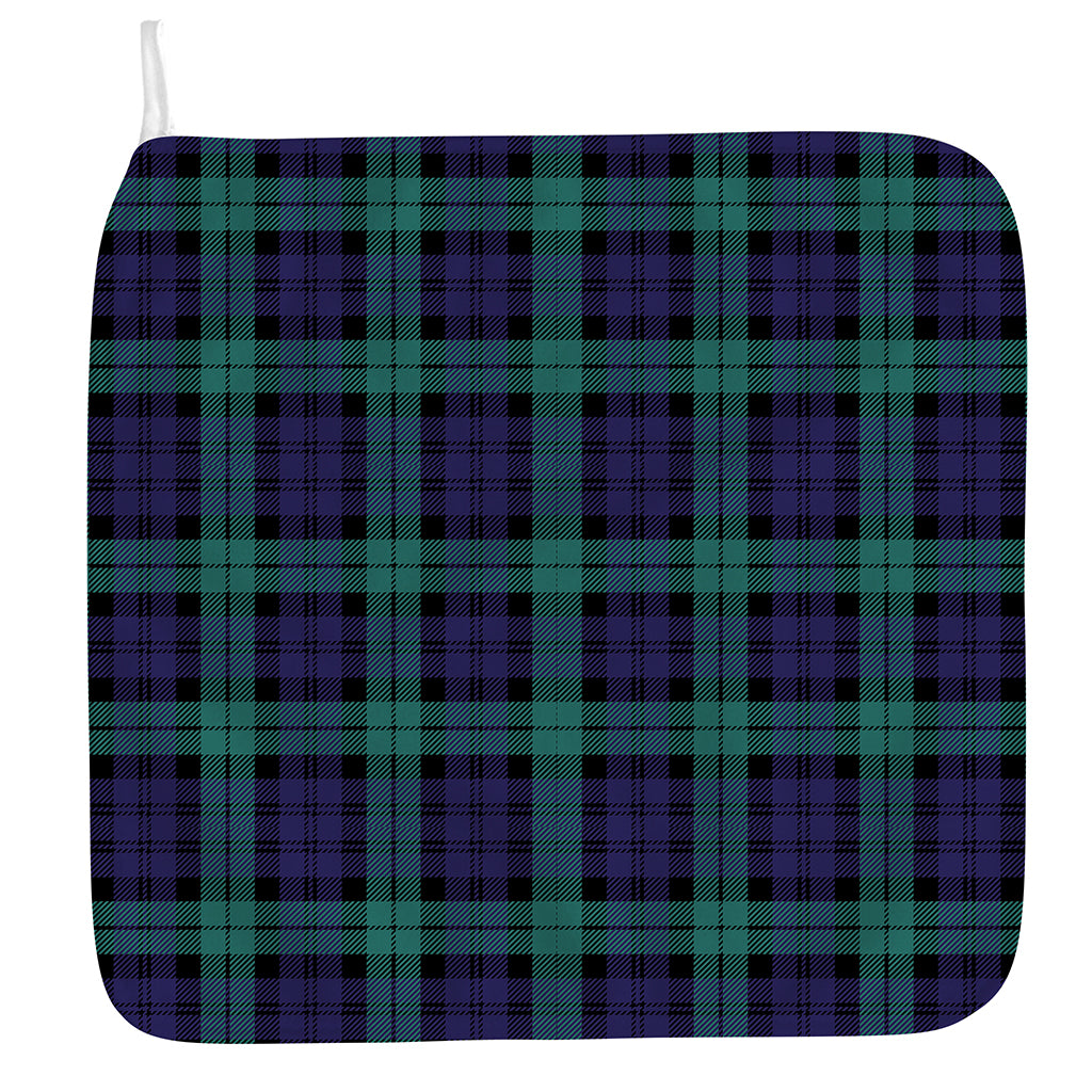 Black Watch Scottish Tartan Print Hand Towel