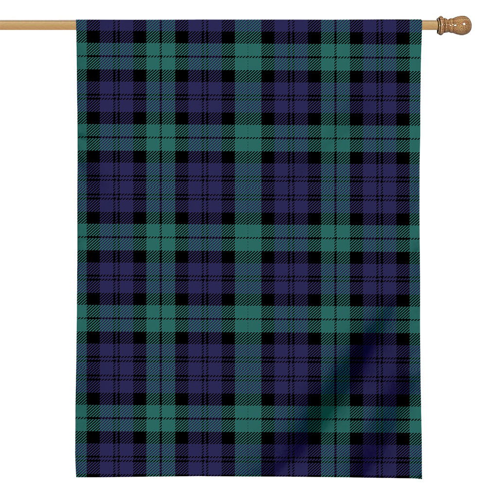 Black Watch Scottish Tartan Print House Flag