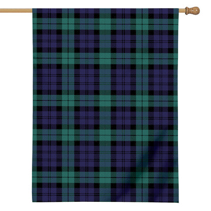 Black Watch Scottish Tartan Print House Flag
