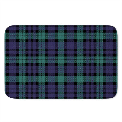 Black Watch Scottish Tartan Print Indoor Door Mat
